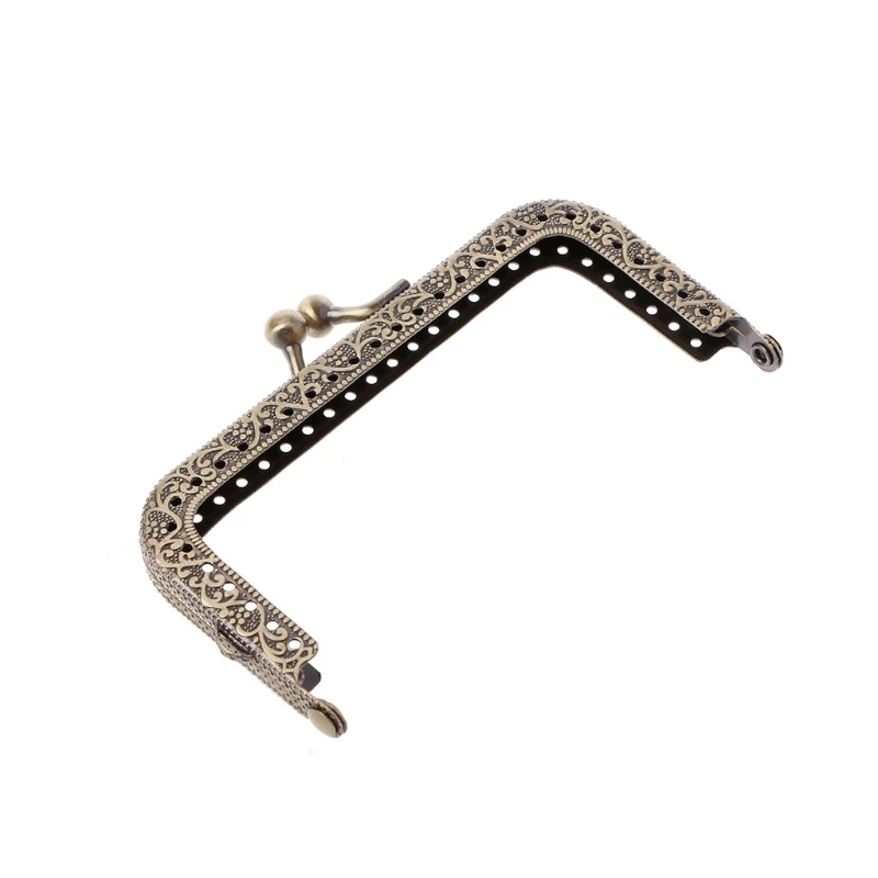 

1 Pc DIY Purse Handbag Coins Shoulder Strap Bags Metal Kiss Clasp Lock Frame DIY Craft 10.5cm