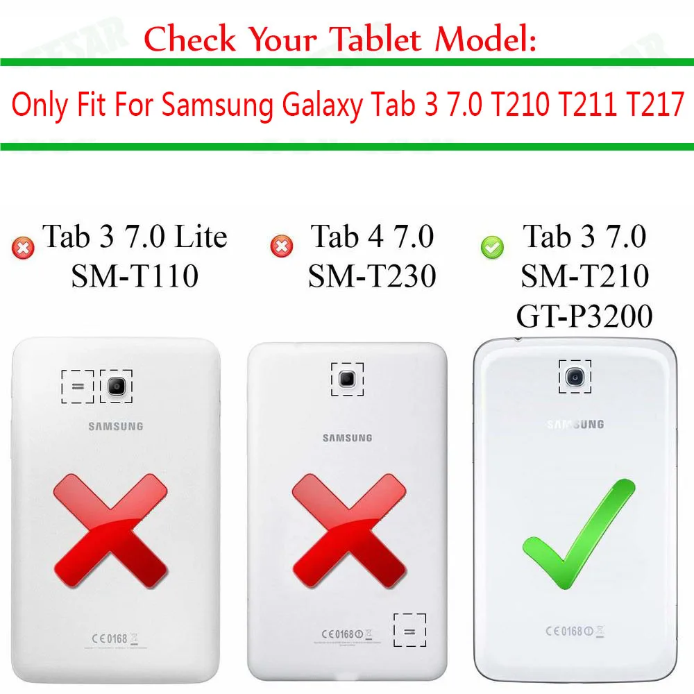 Чехол подставка с поворотом на 360 градусов для Samsung Galaxy Tab 3 7 0 дюйма Φ чехол
