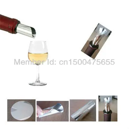 

wine drop stop wine pourer wine disk pouring bottle pourer whiskey foil wine set promotion gift