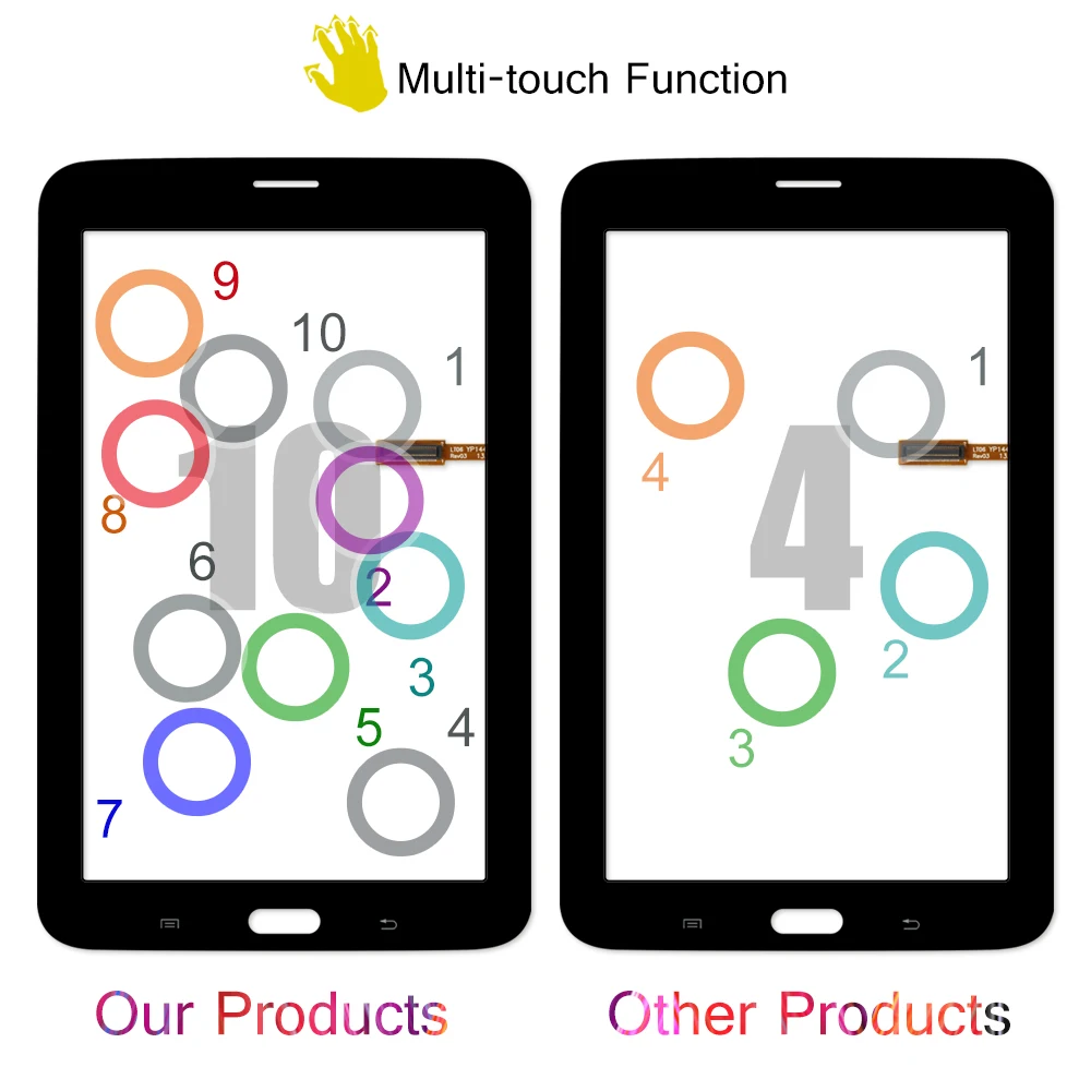 New Sensor For Samsung Galaxy Tab 3 Lite 7.0 SM-T110 SM-T111 SM-T113 SM-T116 SM-T114 T110 T111 T113 T116 Touch Screen Digitizer |