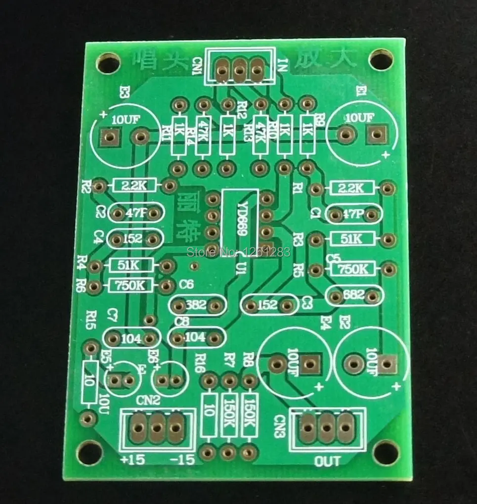 

LITE PCB IC фонокоррекция пустая плата MM фонокорректор