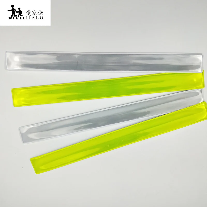 

38CM Meilite 250 candlelight Reflective Wristband slap band bracelet slap wrap for running bicycle riding road safety visibility