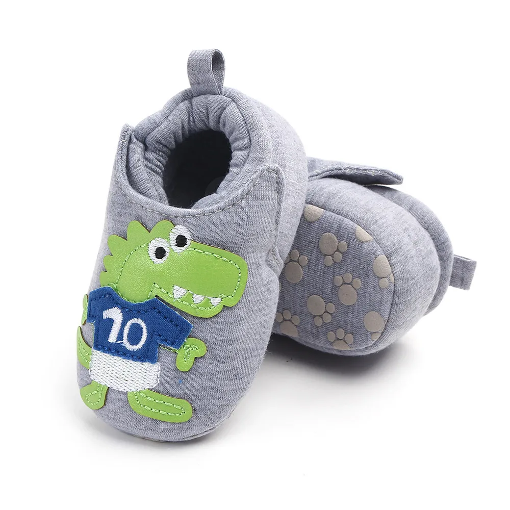 2019 Новинка весны с милым принтом животными для малышей Мягкие туфли маленьких