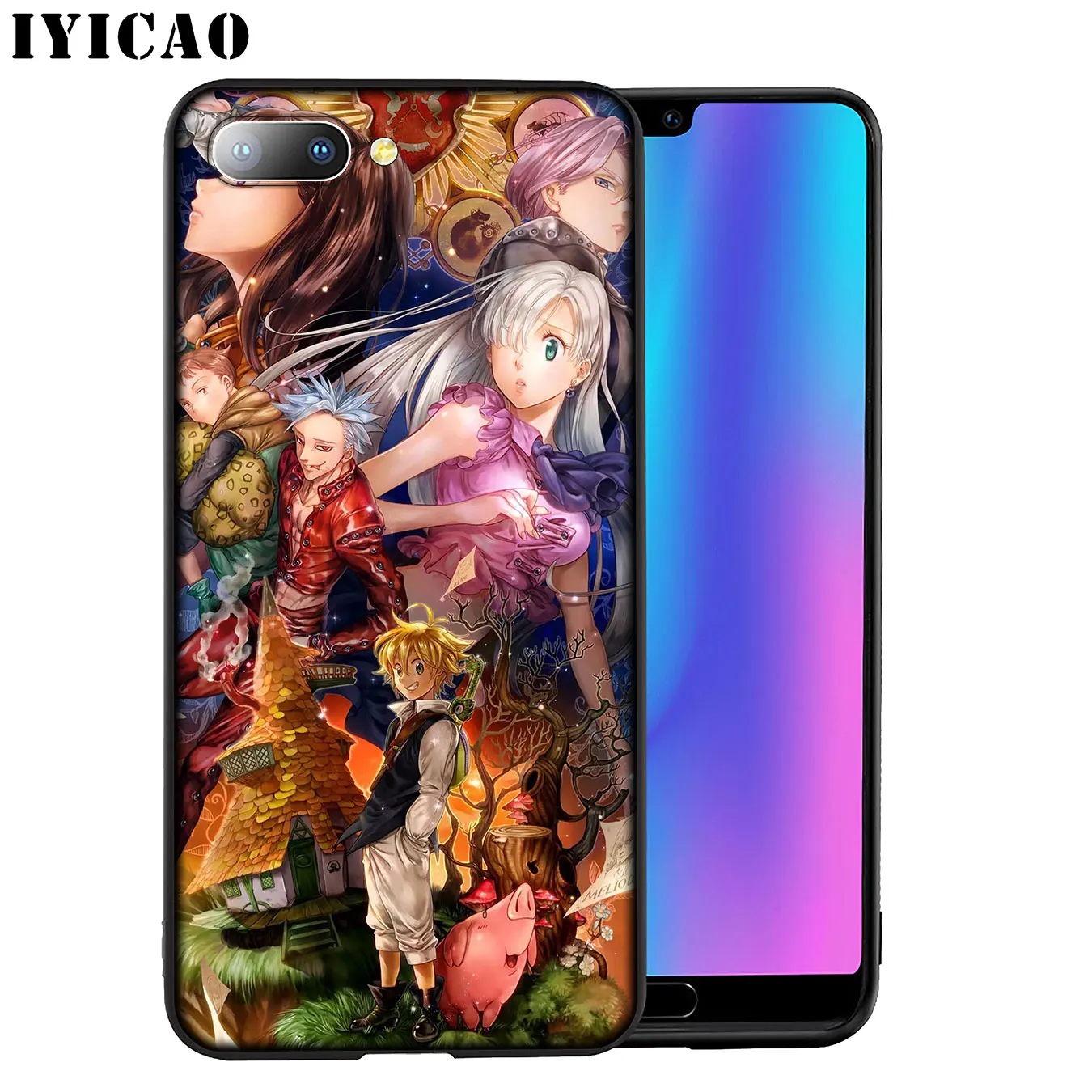 IYICAO 7 pecados capitales Soft Silicone Phone Case for Huawei Mate 30 20 10 Pro Nova 5I 5T 5 4 4E 3i 3 2i Lite Smart |