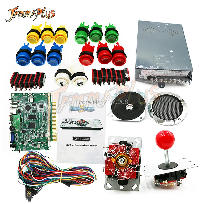 DIY jamma набор аркадных игр игровой комплект 2020 в 1 Multigame печатной платы с 8 способ