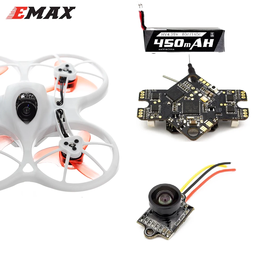 Радиоуправляемый Дрон Emax Tinyhawk 75 мм F4 Magnum Mini 5 8G FPV RC с камерой 2 ~ 3S версия BNF|Детали и