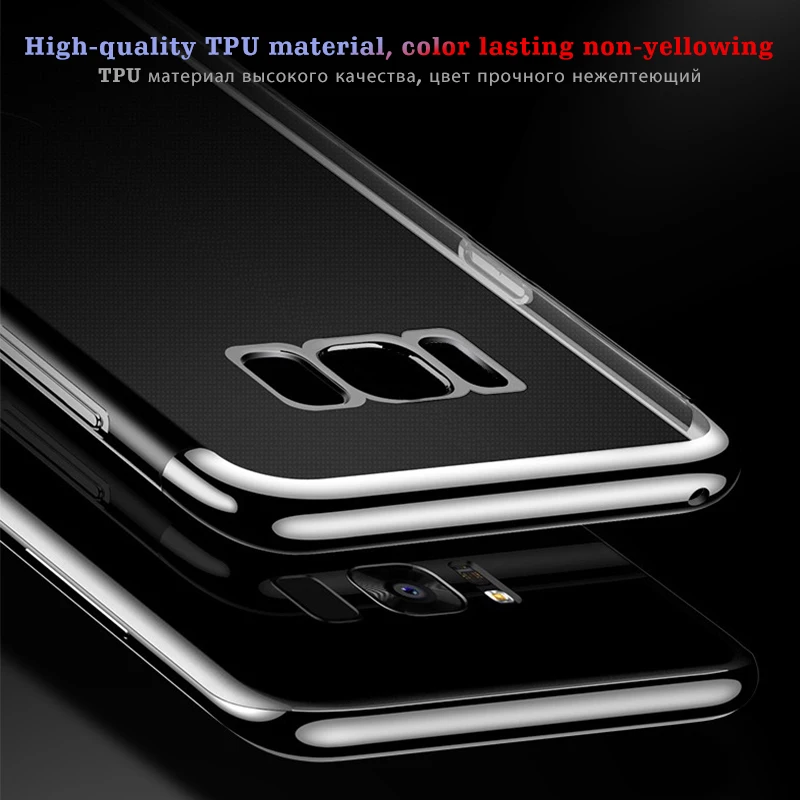 ТПУ чехол для телефона Samsung Galaxy S8 S9 Plus S10E мягкий прозрачный S10 Note 9 8 покрытие