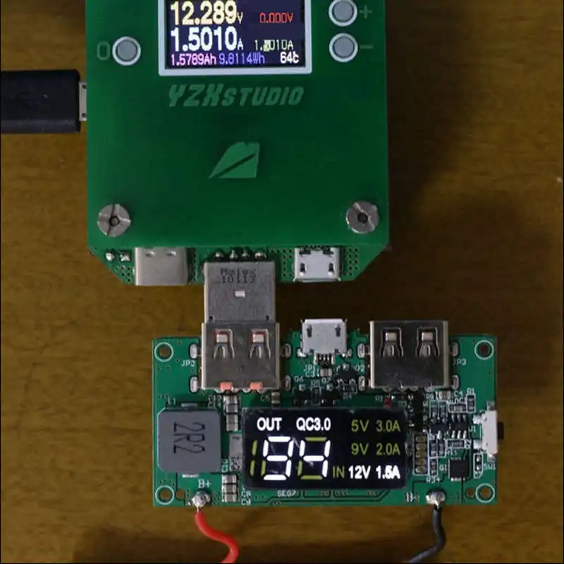 5V Boost High Pass Qc3.0 Быстрая зарядка пресс плата с цифровым дисплеем питания Мобильная