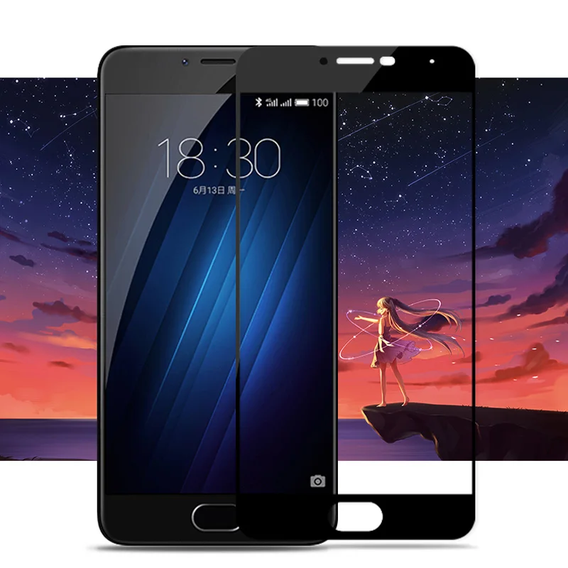 Закаленное 3d-стекло для Meizu M3E защитная пленка на весь экран Meilan E M1E M 3E 2 шт. |