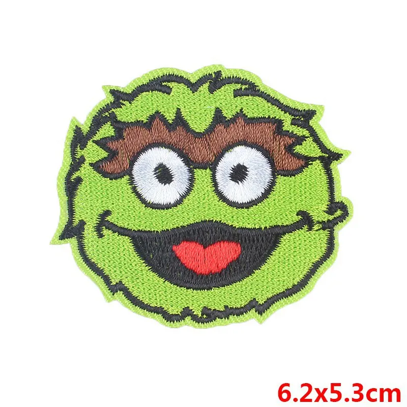 PE3524CT Pulaqi Рик и Морти заплатки Diy для одежды дети Parches Bordados Para La Ropa полоски на одежде Улица Сезам патч F - Цвет: PE3524CT