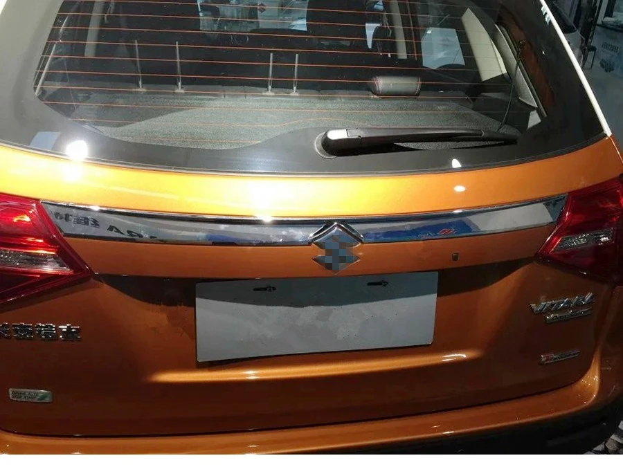 Для Suzuki Vitara ABS аксессуары внешняя передняя крышка двигателя Задняя Крышка багажника отделка яркий стиль