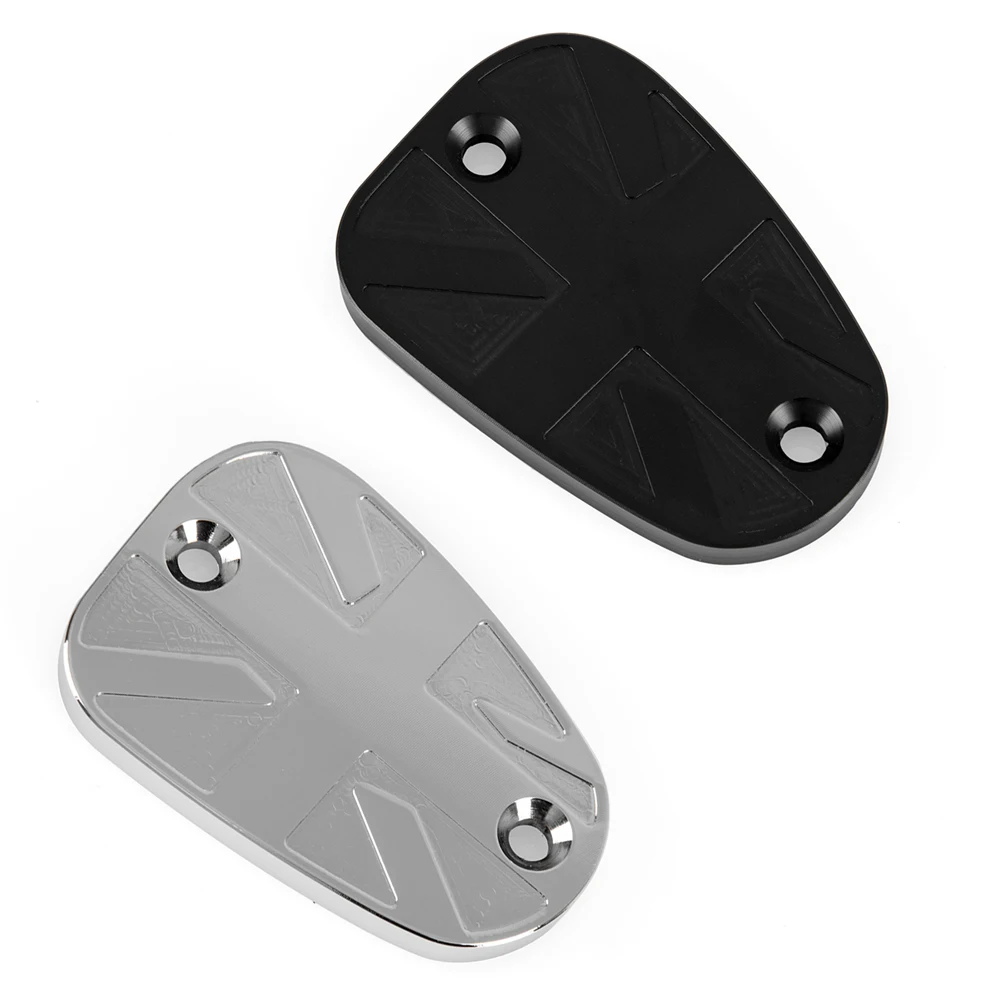 

CNC Front Brake Reservoir Master Cylinder Disc Cap Cover Protector For Triumph Bonneville T100 T120 Black America Speedmaster