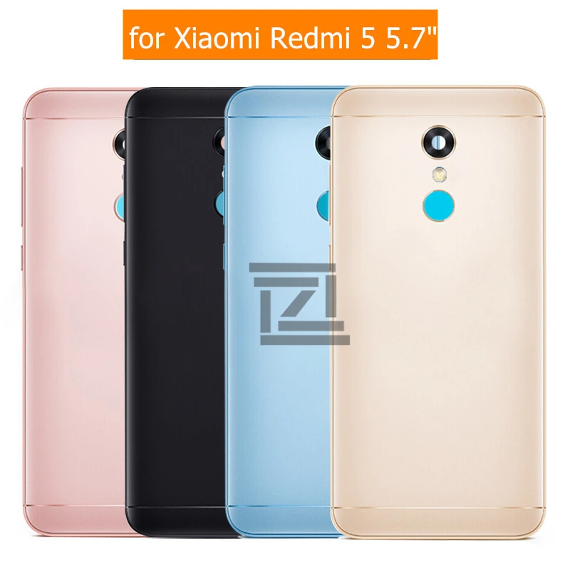 Задняя крышка аккумулятора для Xiaomi Redmi 5 металлический корпус задней двери +