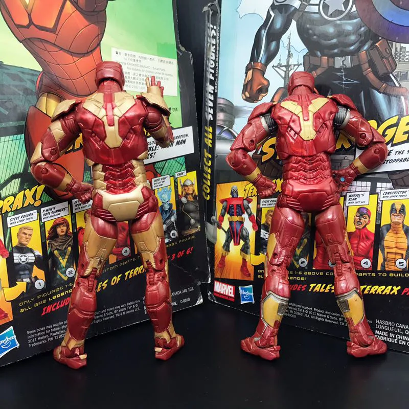Marvel Legends Капитан Америка и Железный человек MK43 MK42 золото-черный броня " свободная фигурка