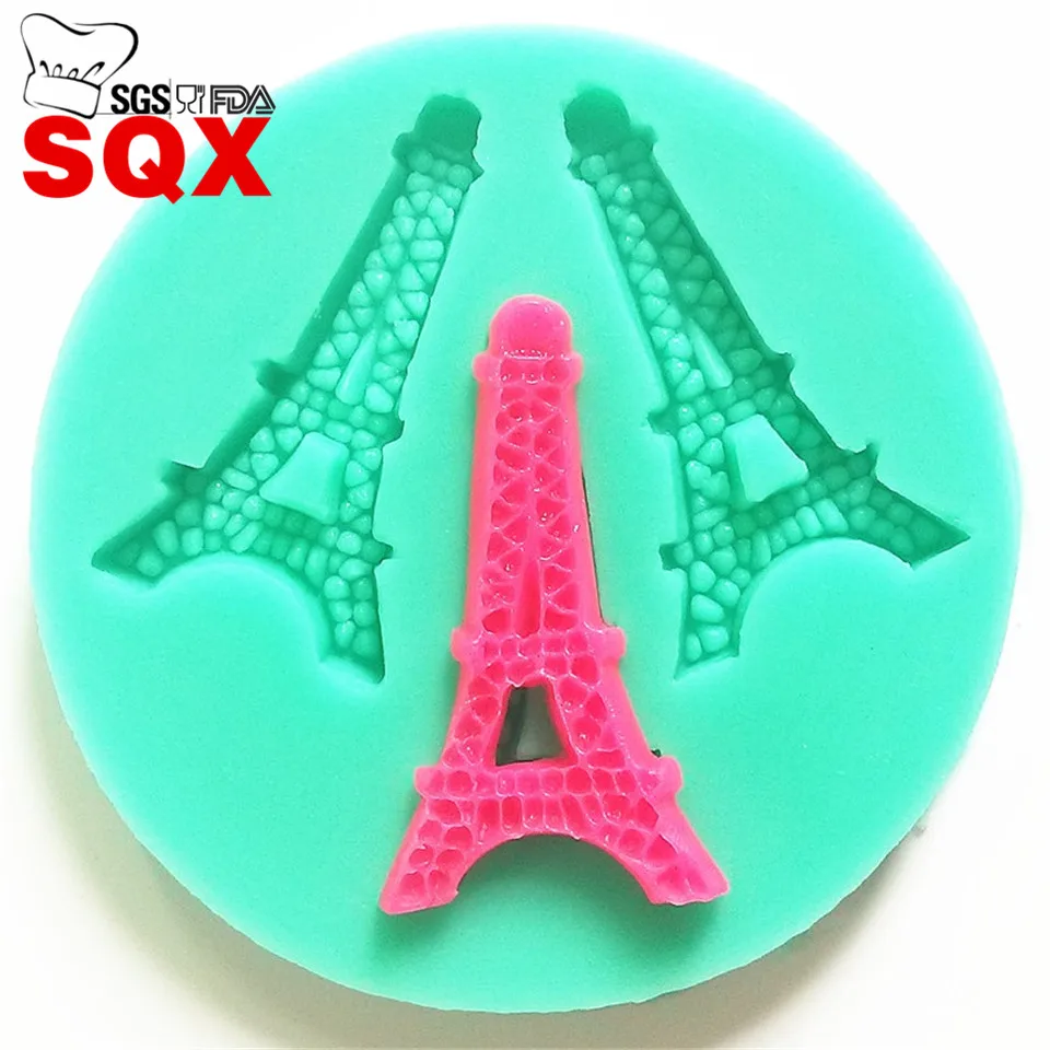 Оптовая продажа форма для торта с 3 отверстиями Эйфелева башня Парижа