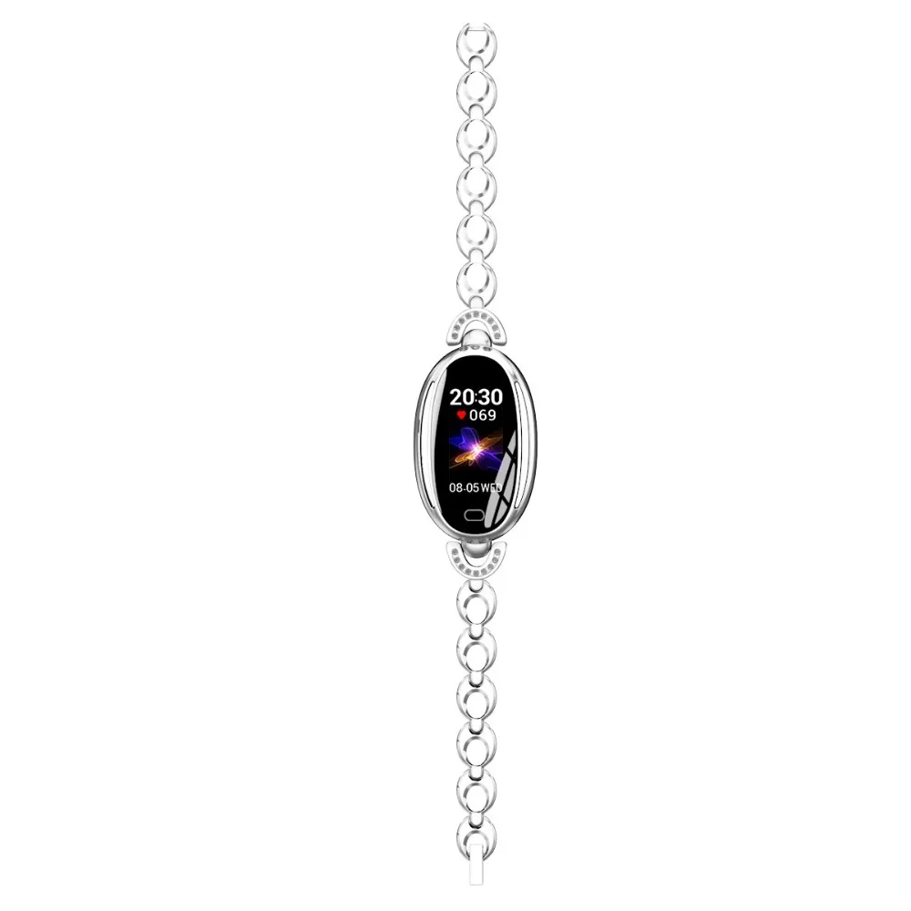 

Women Smart Watch Bracelet Heart Rate Monitor Blood Oxygen Blood Pressure Measurement Sport Tracker Smart Band Female Relogio
