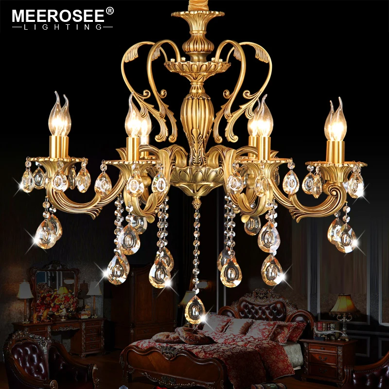 Винтажная роскошная хрустальная люстра осветительный прибор для гостиной