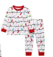 see chart Новые рождественские Семья родительско-Детский комплект; хлопковый Семья для малышей для мамы и дочки или сына; Фамили-лук; Услуги комплект, Детский комбинезон+ футболка+ штаны, комплект платьев для мам - Цвет: see chart