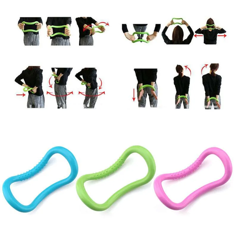 Пилатес вспомогательный Массаж Фитнес Поддержка инструменты растягивающиеся