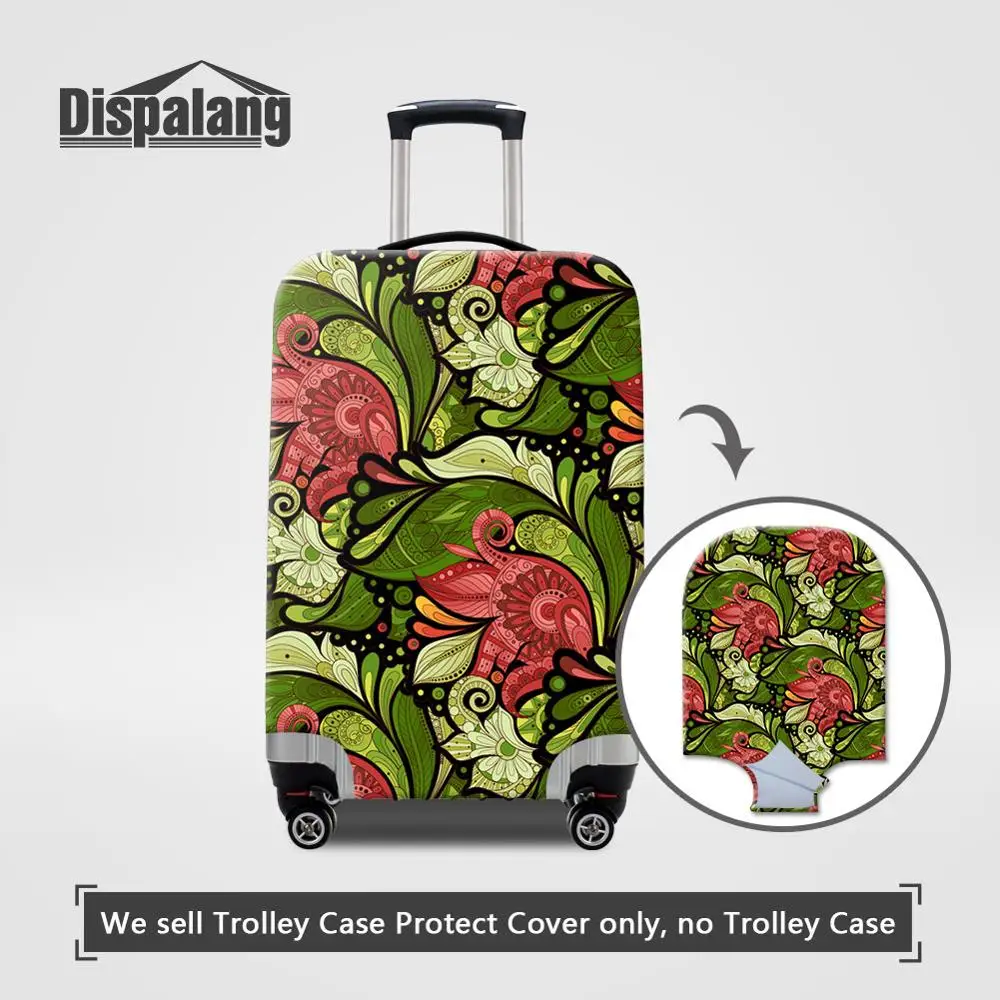 Luggage Cover20 Dispalang чехол с цветочным принтом Защитные чехлы для путешествий аксессуары пылезащитный чехол для багажа для 18-32 дюймов Чехол для костюма чехол - Цвет: Luggage Cover20