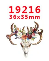 PR-19216 Принадлежности для рукоделия с изображением героев мультфильмов плоские с обратной стороны плоские смолы 30 штук. PR-18943-19243 - Цвет: PR-19216