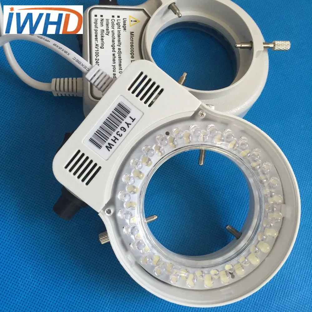 Светодиодная кольцевая лампа светодиодный светильник для микроскопа с белым