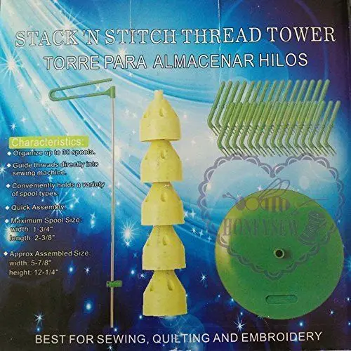 

ST-A15 30 Spool Thread Stand 5 Layers Universal Stitch Thread Tower