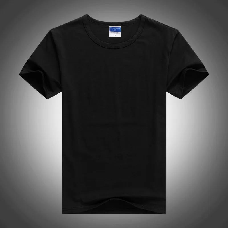 Большие размеры 3XL свободная Мужская Женская Однотонная футболка унисекс на
