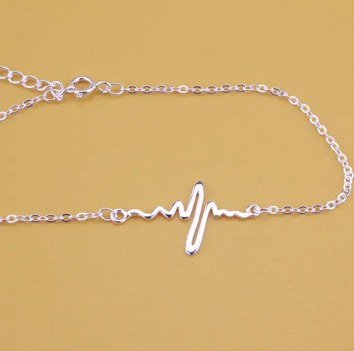 Новые креативные браслеты для электрокардиограммы из стерлингового серебра 925