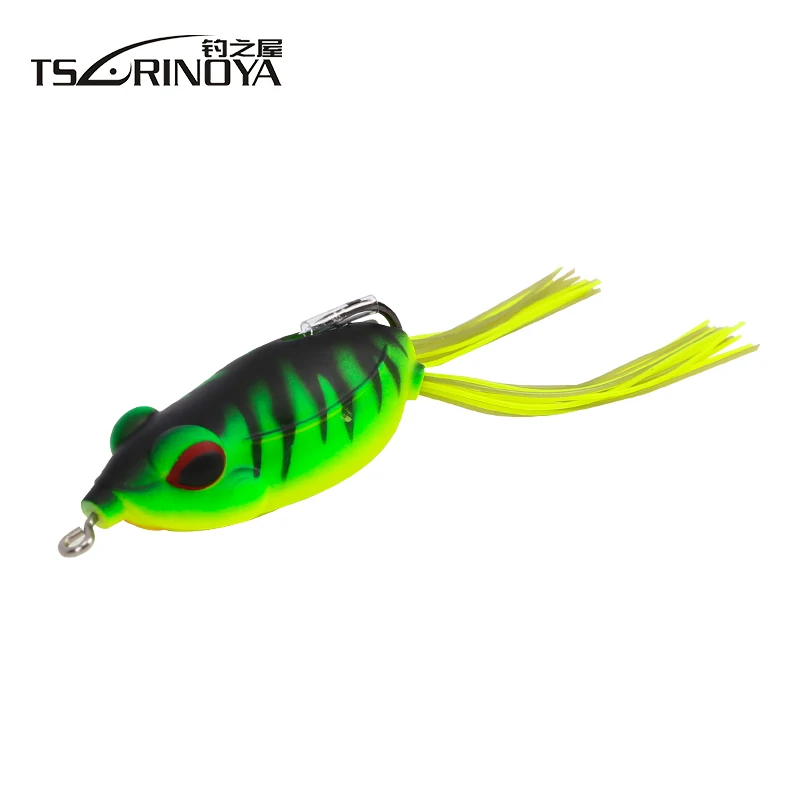 TSURINOYA 3 шт. приманка лягушка 65 мм 13 5 г Topwater рыболовная Лягушка один VMC крючок Isca
