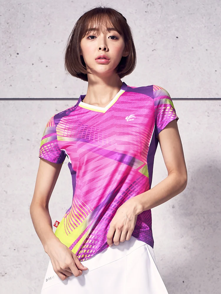 Летняя одежда для бадминтона Женская быстросохнущая дышащая спортивная женская
