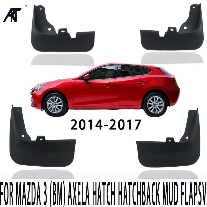 Автомобильные Брызговики для Mazda 3 (BM) Axela хэтчбек брызговики крыло брызговиков 2014