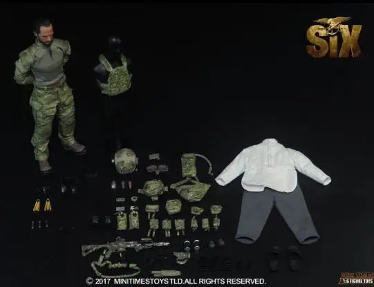 Коллекция игрушек Mini times, MT-M008 1/6, команда SEAL Team Six Solider, Мужская фигурка, полный набор - Цвет: M009