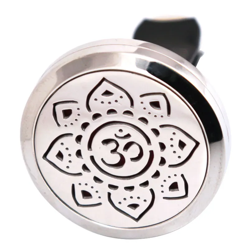 New Pattern Flower 30mm Diffuser 316 Stainless Steel Car Aroma Locket Essential Oil Free 50Pcs Pads | Украшения и аксессуары