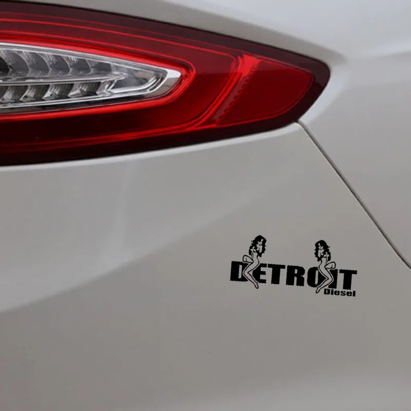 YJZT 14 5 см * 6 2 DETROIT DIESEL виниловые наклейки в виде Фотообоев c переводными картинками