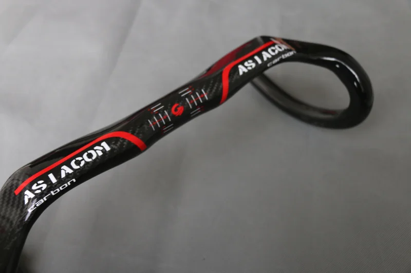Руль дорожный карбоновый ASIACOM 3K 2017/31 8/380/400/420 мм 440 мм|racing bicycle handlebars|carbon road handlebarroad