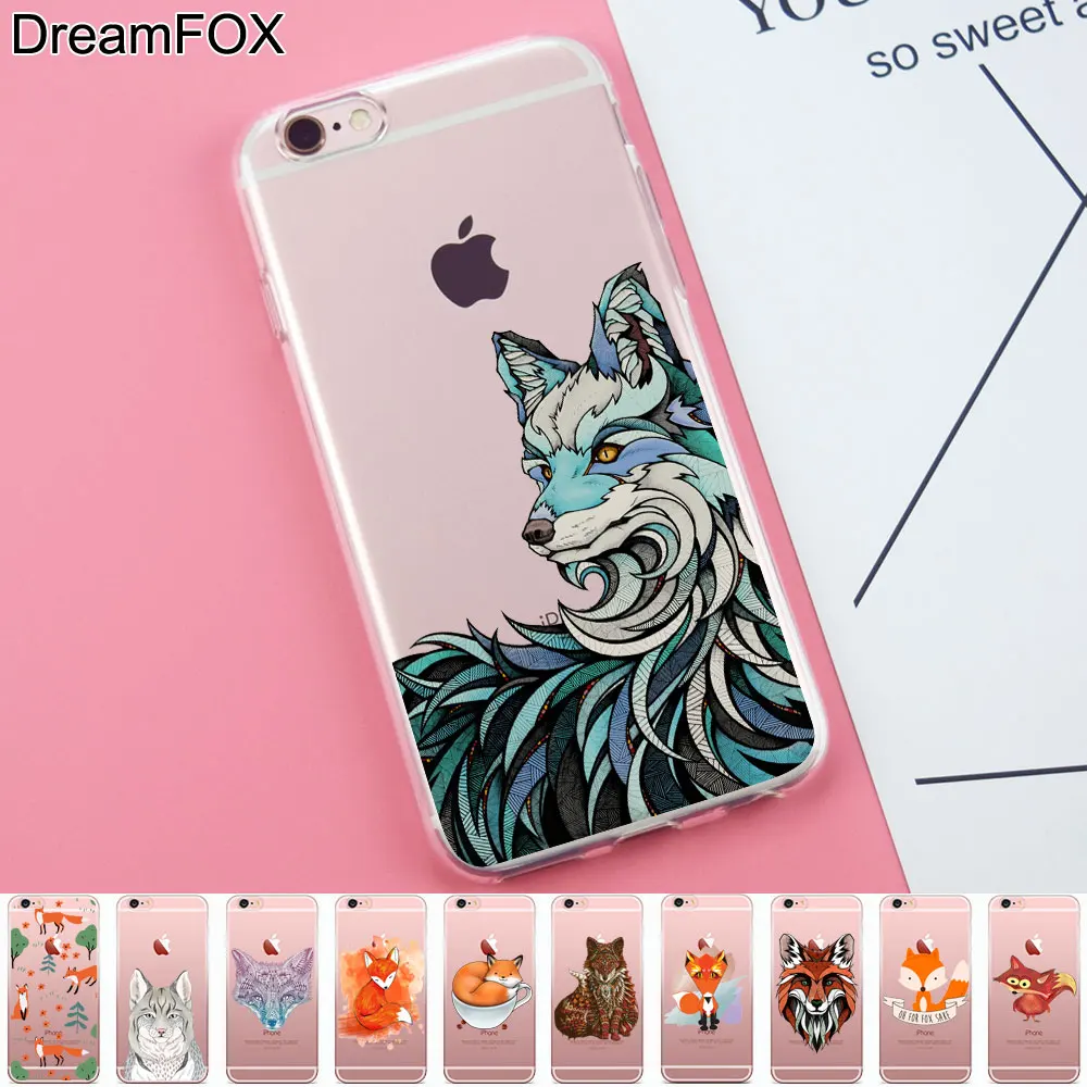 L283 модный дизайн лиса Мягкий ТПУ силиконовый чехол для Apple iPhone 11 Pro X XR XS Max 8 7 6 6S Plus 5