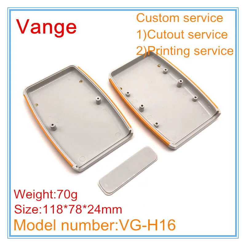 2 шт./лот электронный портативный корпус из АБС пластика Корпус diy коробка 118*78*24 мм