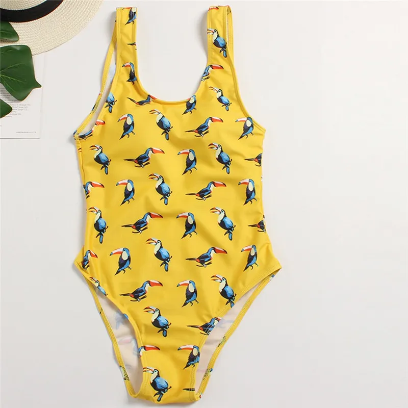 Летний модный женский купальник с принтом плюс размер сексуальный цельный Ensemble