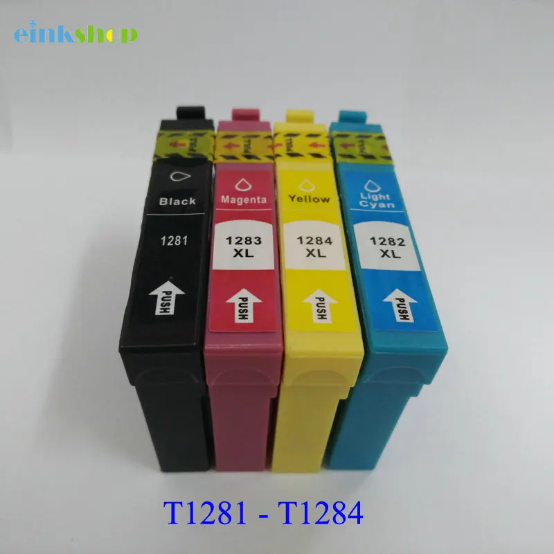 Чернильный картридж T1281 - T1284 для Epson Stylus SX420W SX425W SX435W SX235 WSX430W SX438 SX445W SX125 SX130 SX230 S22 Pinter