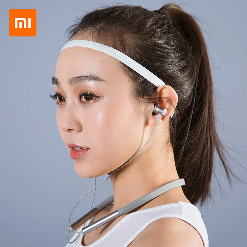 Bluetooth-наушники Xiaomi 2018 с воротником гарнитура Спортивные Беспроводные наушники