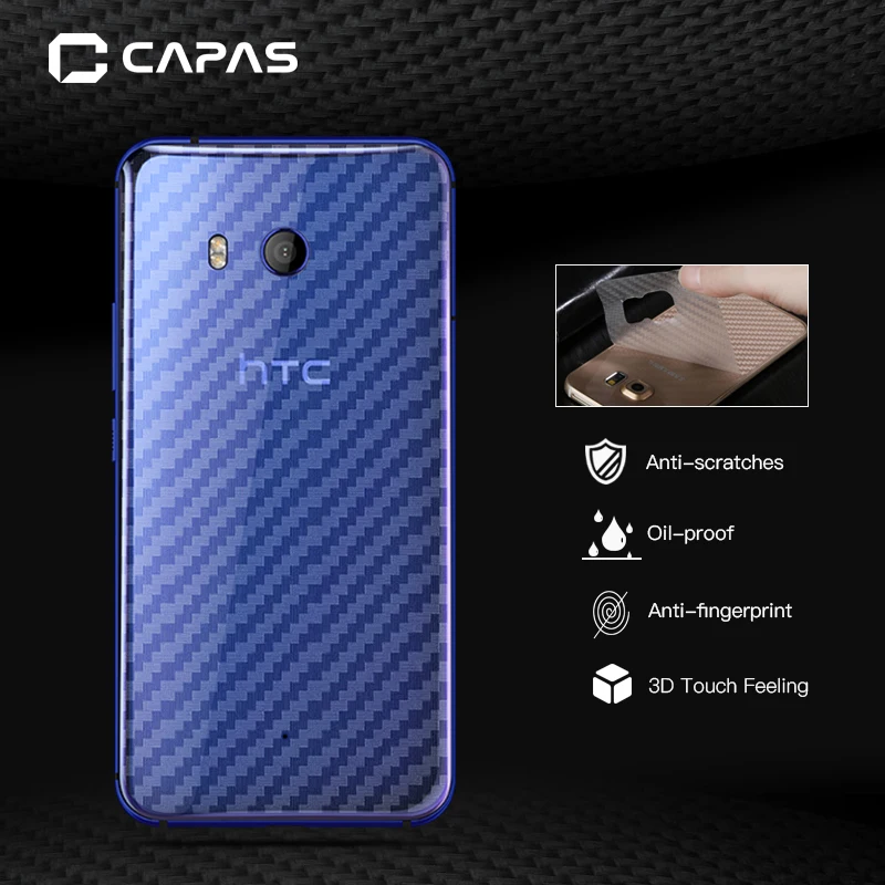 5 шт. для HTC U11 Защитная пленка аккумулятора CAPAS 3D из углеродного волокна Sing/Dual SIM