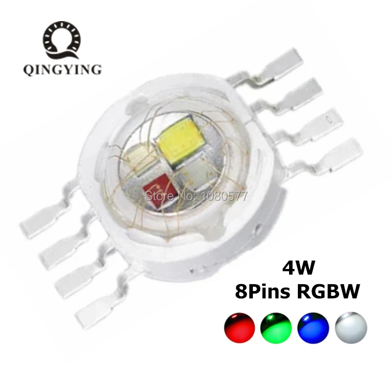 Светодиодный сценический светильник высокой мощности 5 50 шт. 3 Вт 4 15 18 RGB RGBWY
