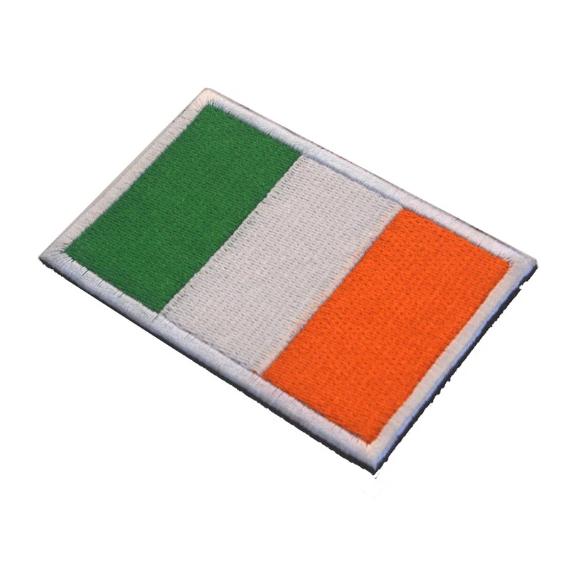 Embroidery Patch Ireland National Flag Military Tactical Armband Fabric Sticker Sewing Applique For Clothing Cap Bag | Дом и сад