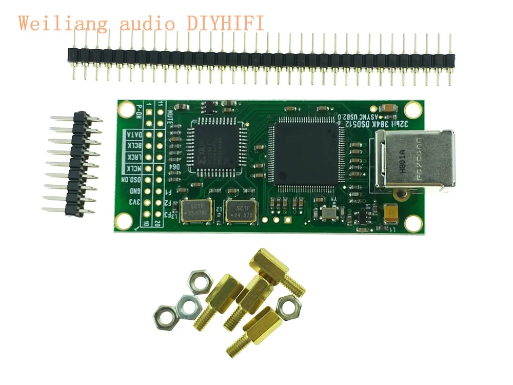 Цифровой интерфейс Combo384 USB в I2S совместим с IIS поддержкой DSD512 32 бит 384K | Электроника