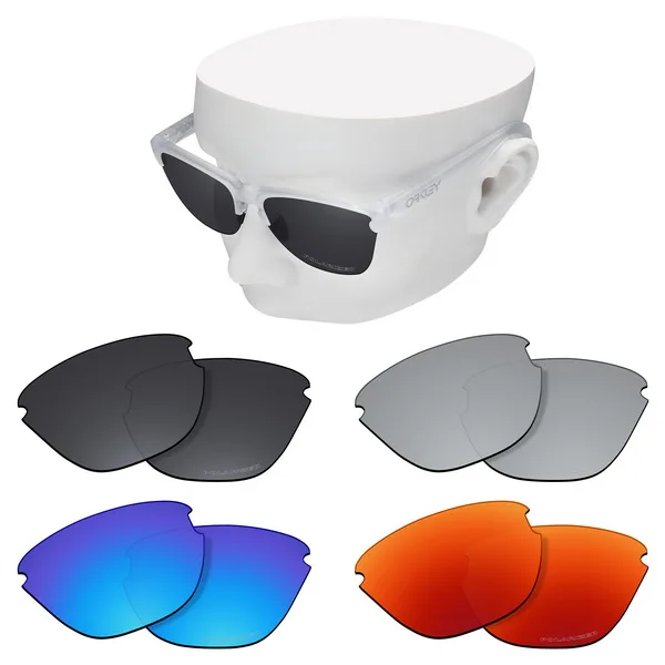 4 Pairs OOWLIT Анти-Царапины Сменные линзы для-солнцезащитные очки Oakley Frogskins Lite OO9374 травления поляризованных солнцезащитных очков - Цвет линз: 4 Pairs
