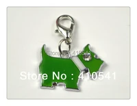 New Arrival Free Shipping Mix Colors 300 Pcs Lot Dog shape 2820MM Pet ID Tag DIY Hang Dog named tags dog cat tags pet tags