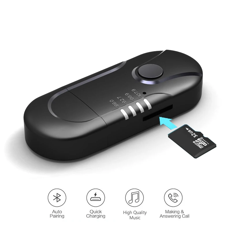 DDHAO fm-передатчик 3 5 Aux смартфон модулятор громкой связи Bluetooth автомобиль