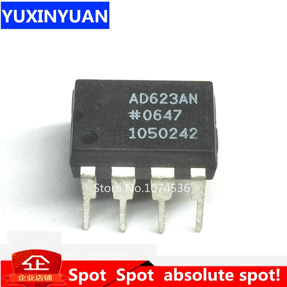 AD623ANZ AD623AN AD623A AD623 DIP8 IC OPAMP INSTR 800 кГц RRO 8DIP 1 шт. | Электронные компоненты и