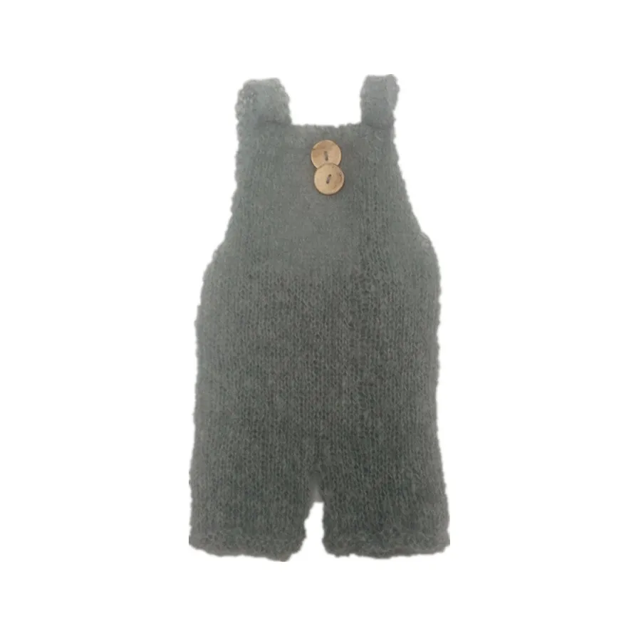 neonatal beauty mom suspenders hand-woven wool boy girl soft mohair suit |